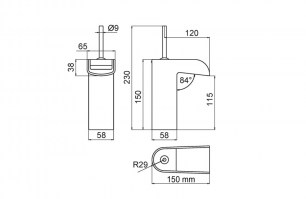 MONOMANDO LAVABO XL LOVEME GALINDO